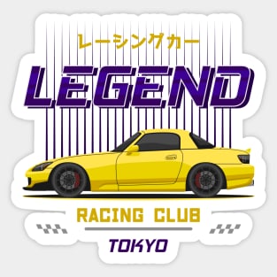 Tuner Yellow S2000 JDM Sticker